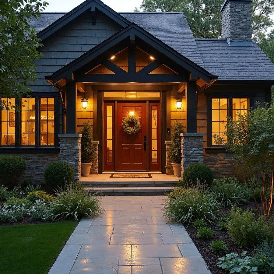Aranżacja wejścia przed domem – kluczowe elementy dla stylowego i funkcjonalnego wrażenia