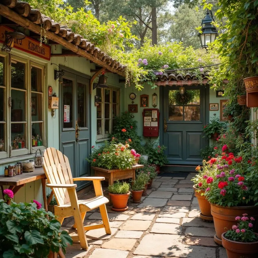 Ogród retro – odkryj unikalne cechy stylu vintage w aranżacji przestrzeni zielonej