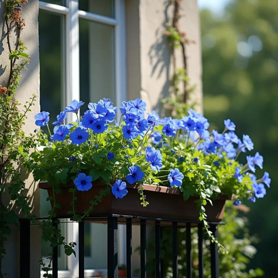 Najlepsze niebieskie rośliny na balkon: Przewodnik po gatunkach i pielęgnacji