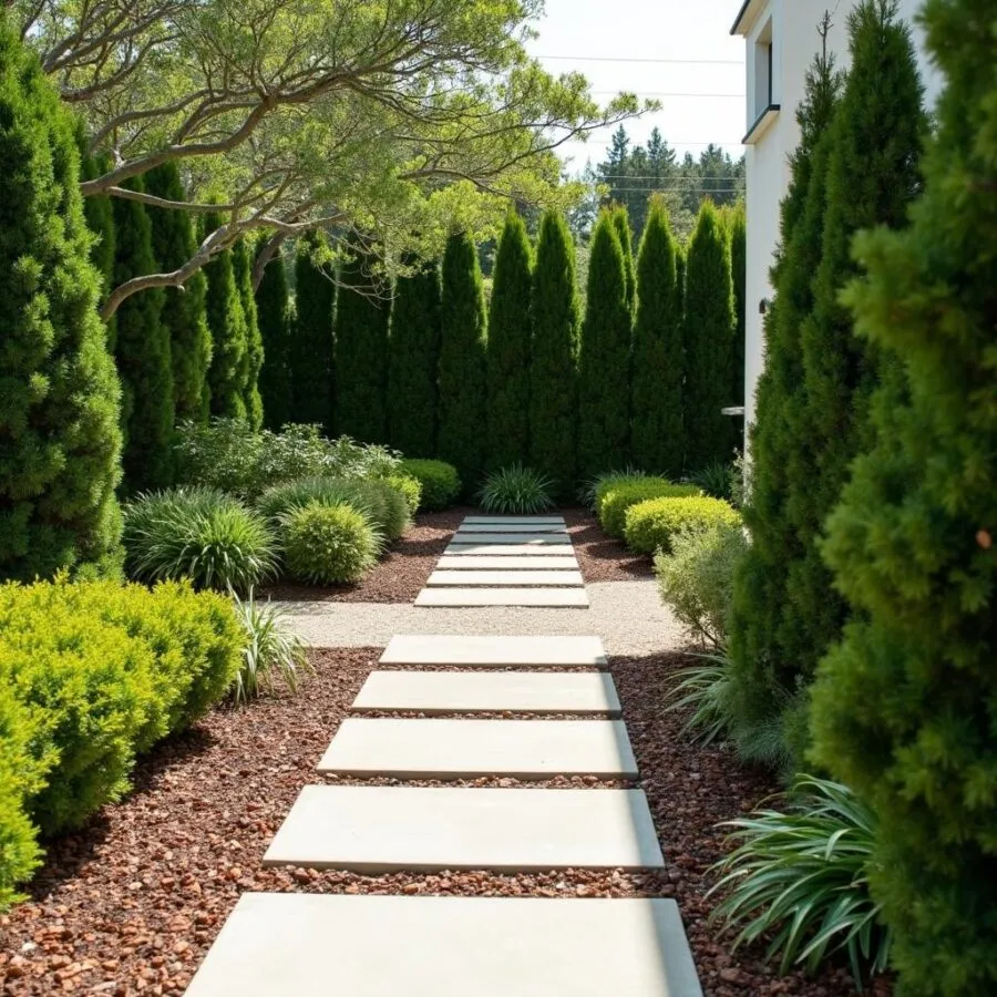 Nowoczesny Ogród z Tujami: Inspiracje i Kluczowe Elementy Aranżacji