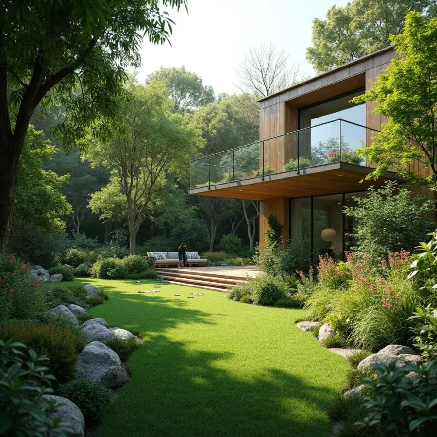 Nowoczesny ogród leśny – jak zaprojektować harmonijną przestrzeń z roślinnością leśną?