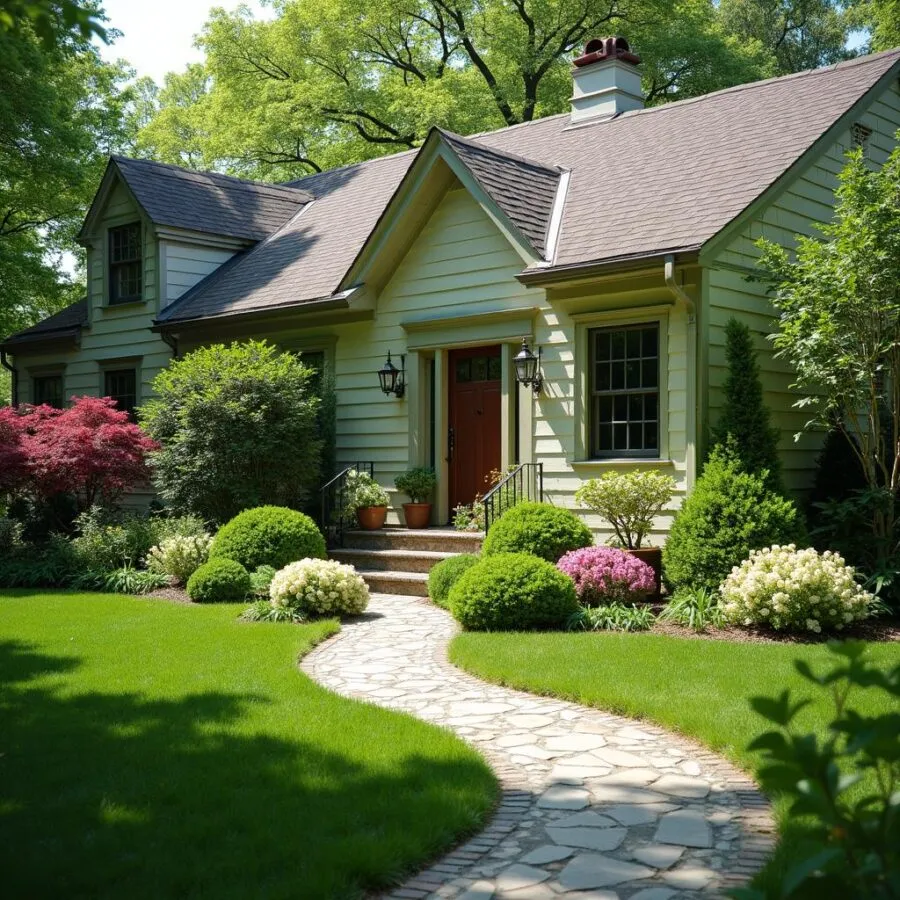 Krzewy przed domem zdjęcia – Piękne aranżacje i inspiracje do ogrodu