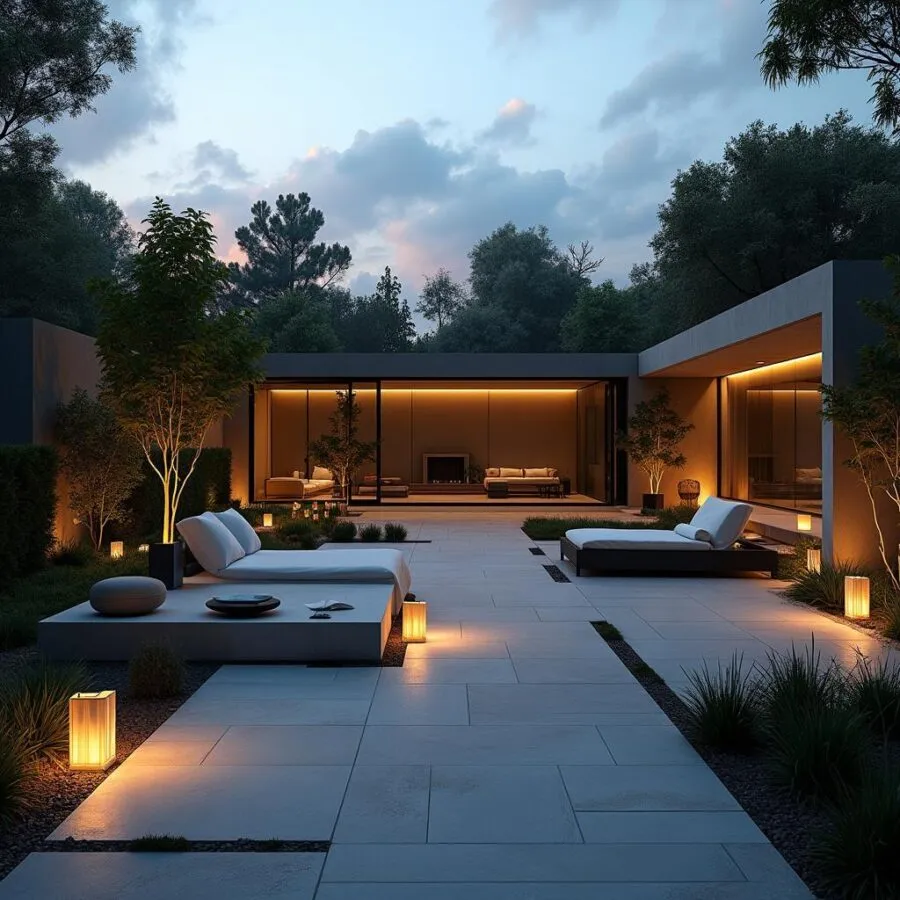 Cechy ogrodu styl nowoczesny: Kluczowe elementy i materiały tworzące przestrzeń elegancką i funkcjonalną