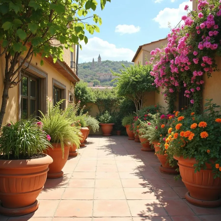 Duże kwiaty na taras – jak wybrać idealne rośliny do Twojej przestrzeni?