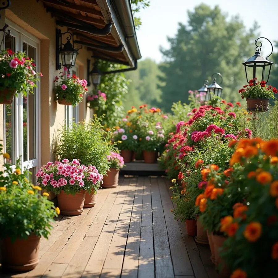 Rośliny na balkon południowo-wschodni: najlepsze gatunki i ich pielęgnacja