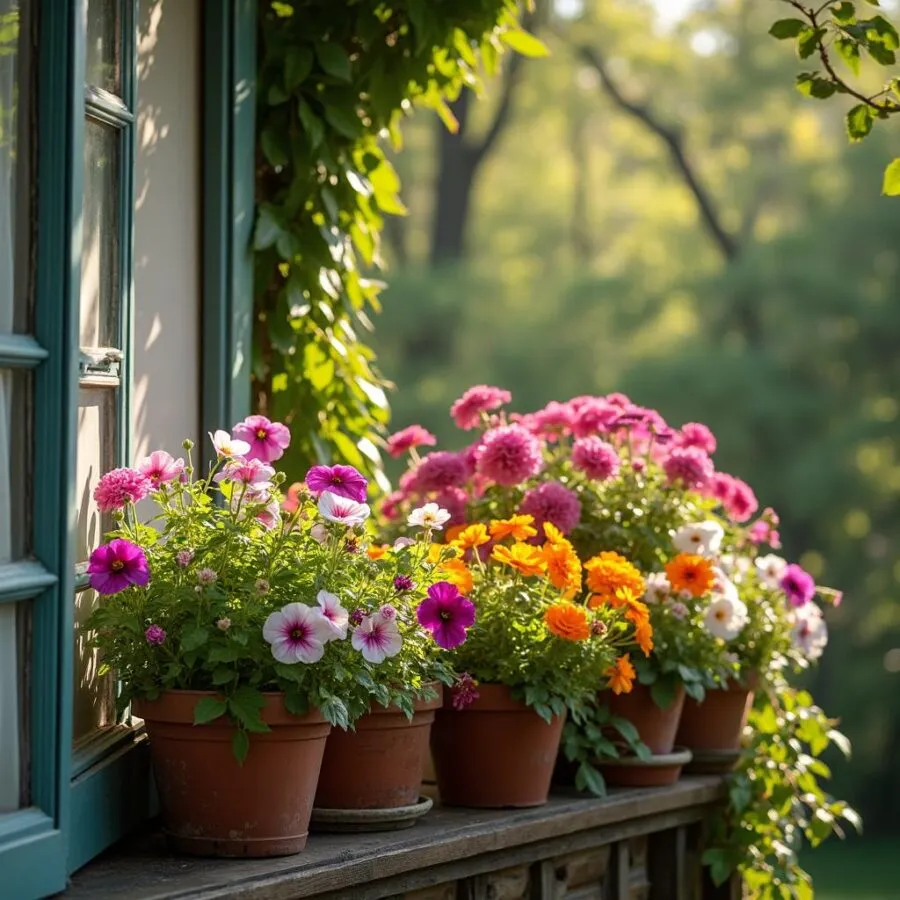 Jakie kwiaty do doniczek na taras – przewodnik po wyborze idealnych roślin