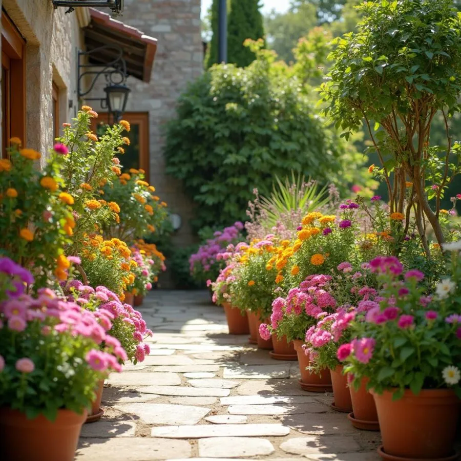 Rośliny kwitnące idealne na taras – jak wprowadzić kolor i urok do przestrzeni na świeżym powietrzu