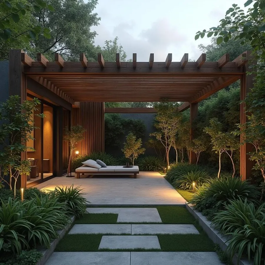 Nowoczesny ogród z pergolą – inspiracje, projektowanie i roślinność, które odmienią przestrzeń