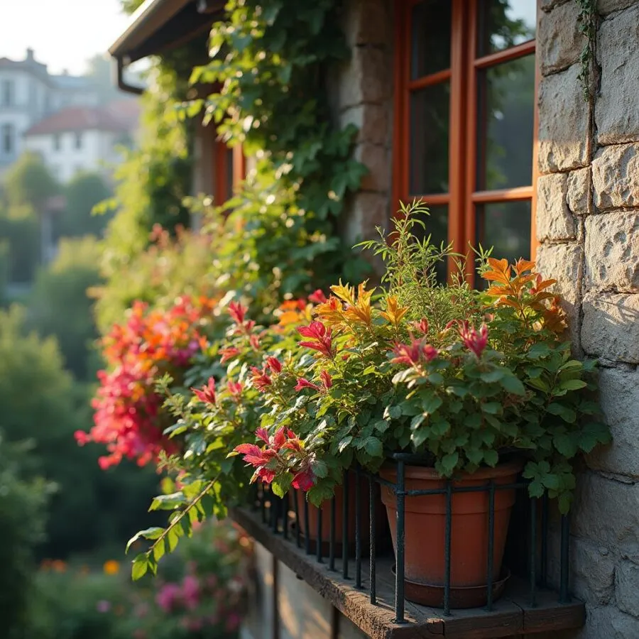 Rośliny na balkon o kolorowych liściach – jak wybrać najlepsze gatunki i dbać o nie?
