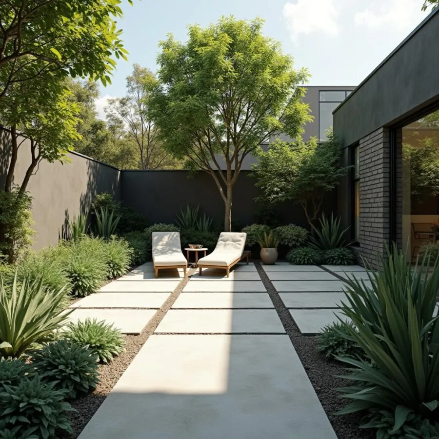 Ogród nowoczesny aranżacje – Kluczowe cechy minimalizmu w projektowaniu ogrodów