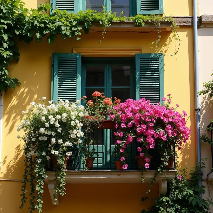 Kwitnące pnącza na balkon – najlepsze gatunki do Twojej przestrzeni na świeżym powietrzu